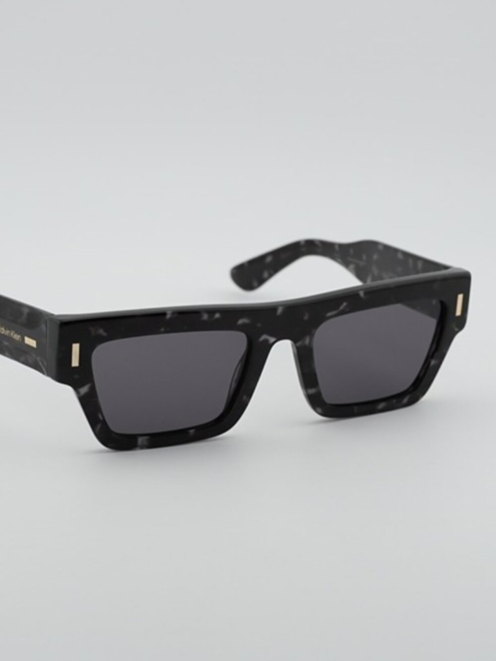 Calvin Klein CK25510S 223 Unisex Sunglasses Grey Rectangle Frame, Grey Lenses